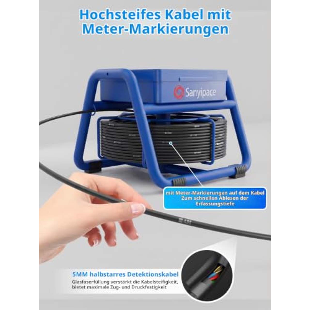 Sanyipace Rohrkamera 30M