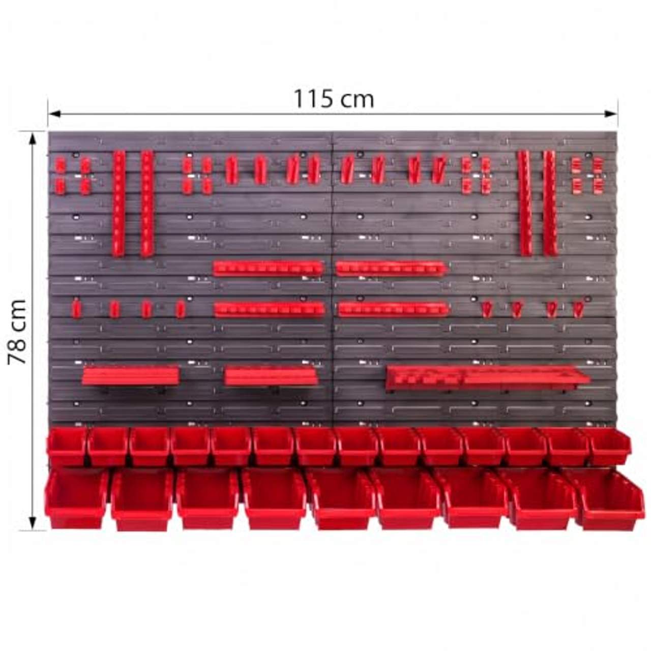 Lagersystem Wandregal 115x78 cm