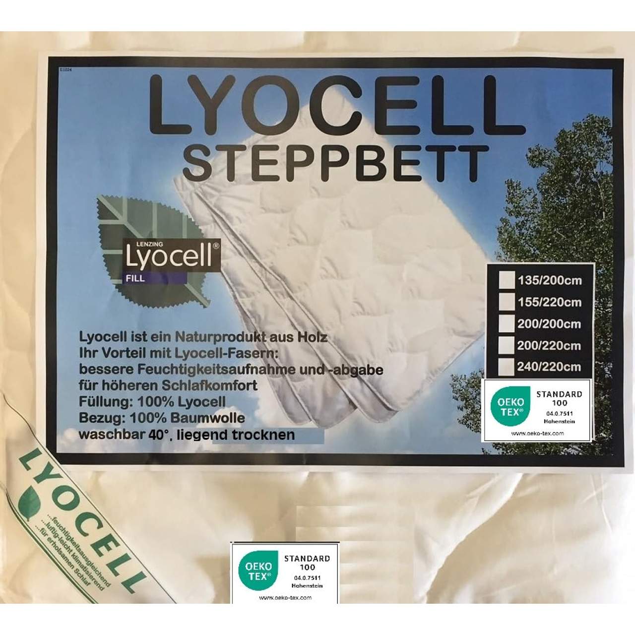 betten-traum-land Sommerhit% Sommerdecke Super Leicht 100% Natur Lyocell