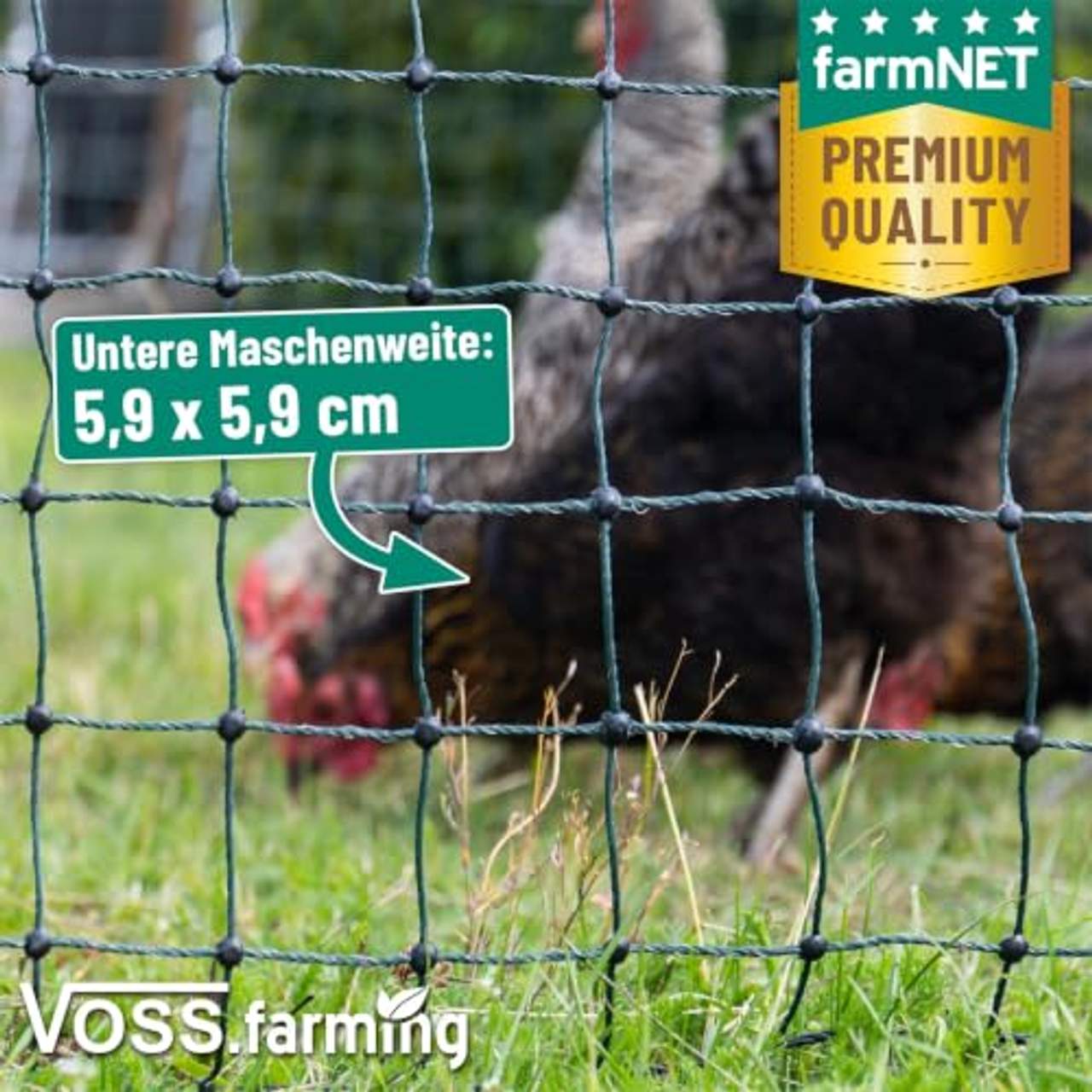 VOSS.farming Geflügelnetz 112cm farmNET 25m