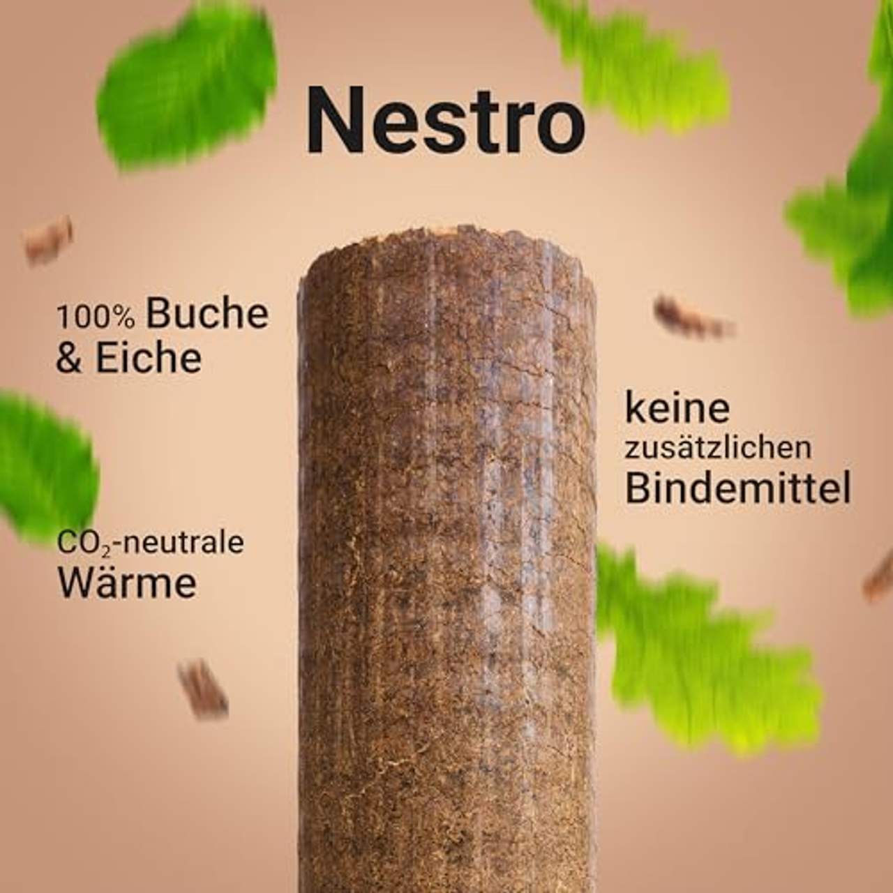 960 kg Palette Nestro Brikett Hartholzbriketts