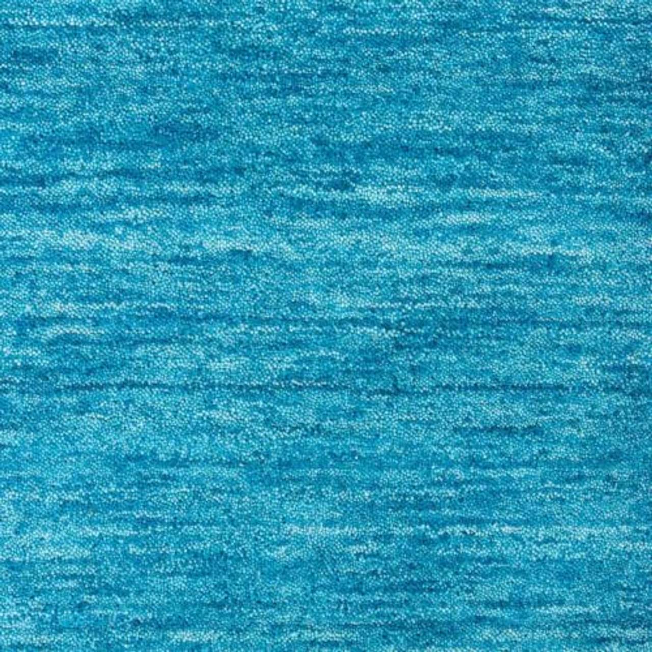 Morgenland Gabbeh Teppich Türkis UNI Einfarbig Handgewebt Schurwolle 300 x 200 cm