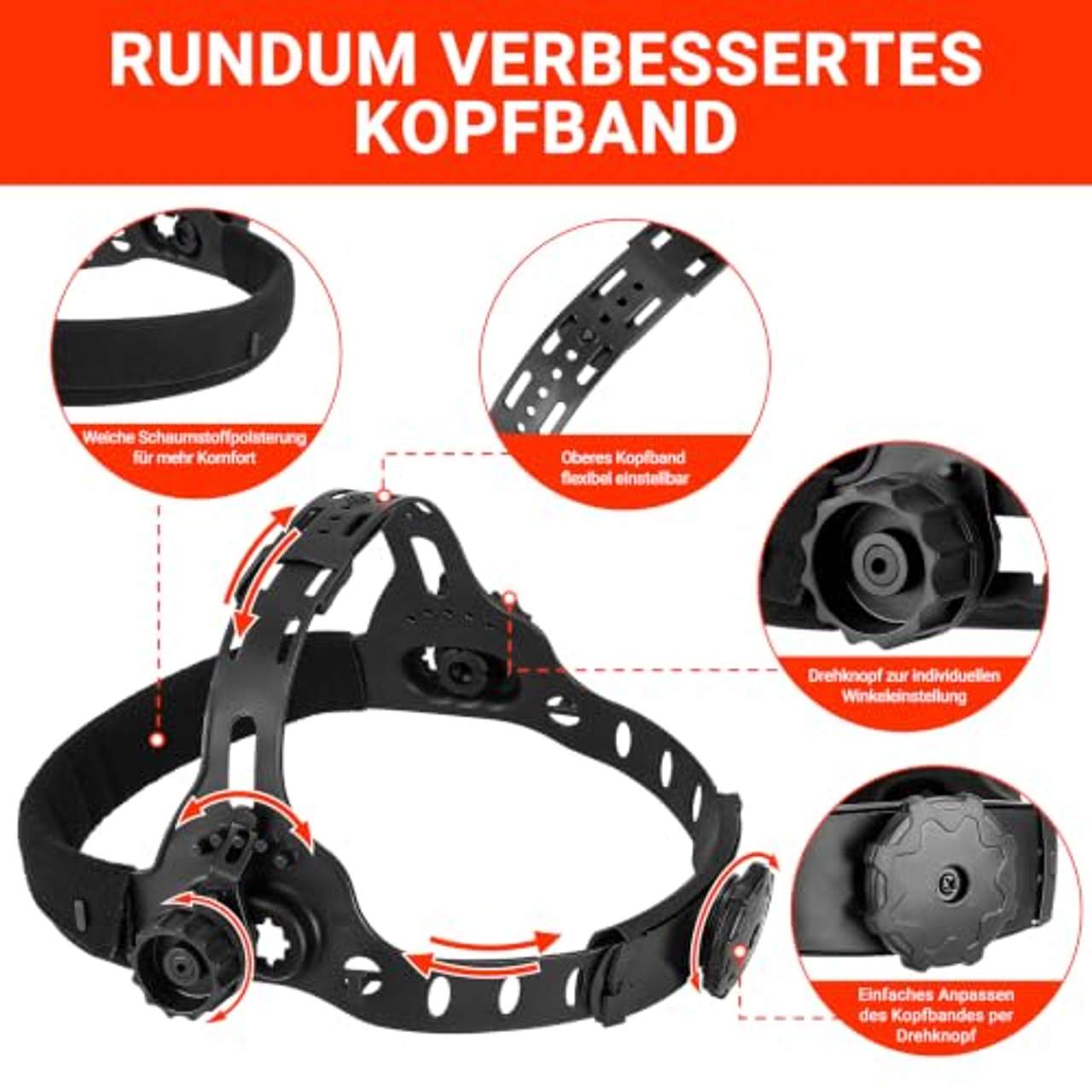 Deko Schweißhelm solarbetriebene Automatik