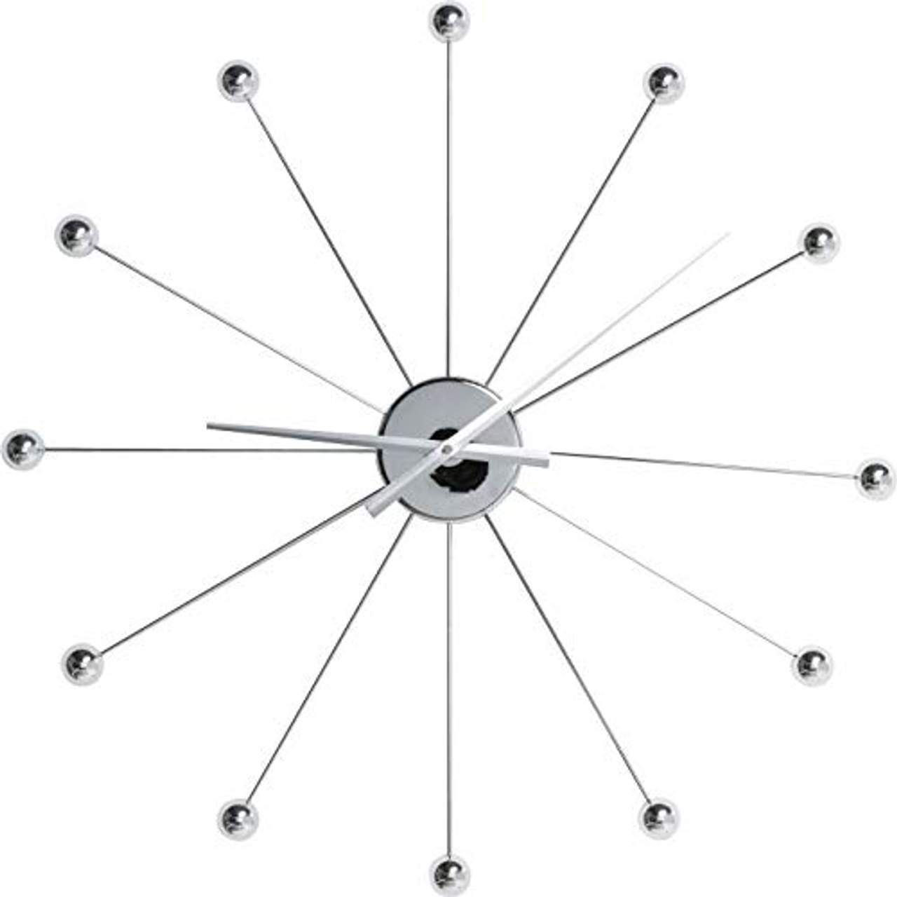 Kare Wanduhr Like Umbrella Chrome