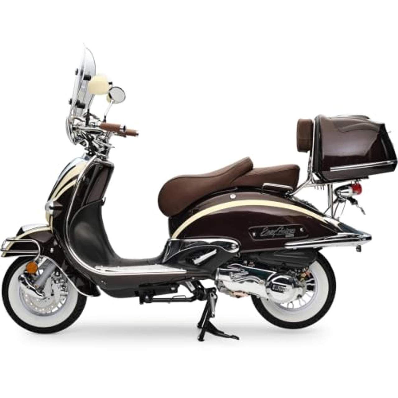 Motorroller Retro EasyCruiser Artemis Braun Beige Roller
