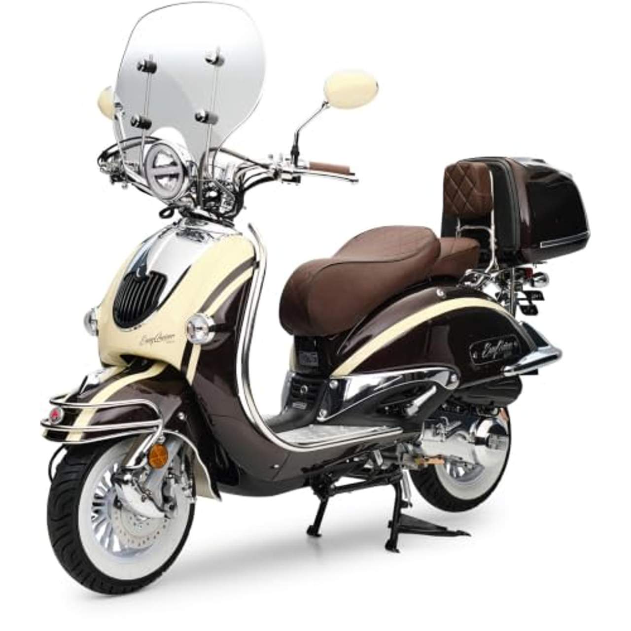 Motorroller Retro EasyCruiser Artemis Braun Beige Roller
