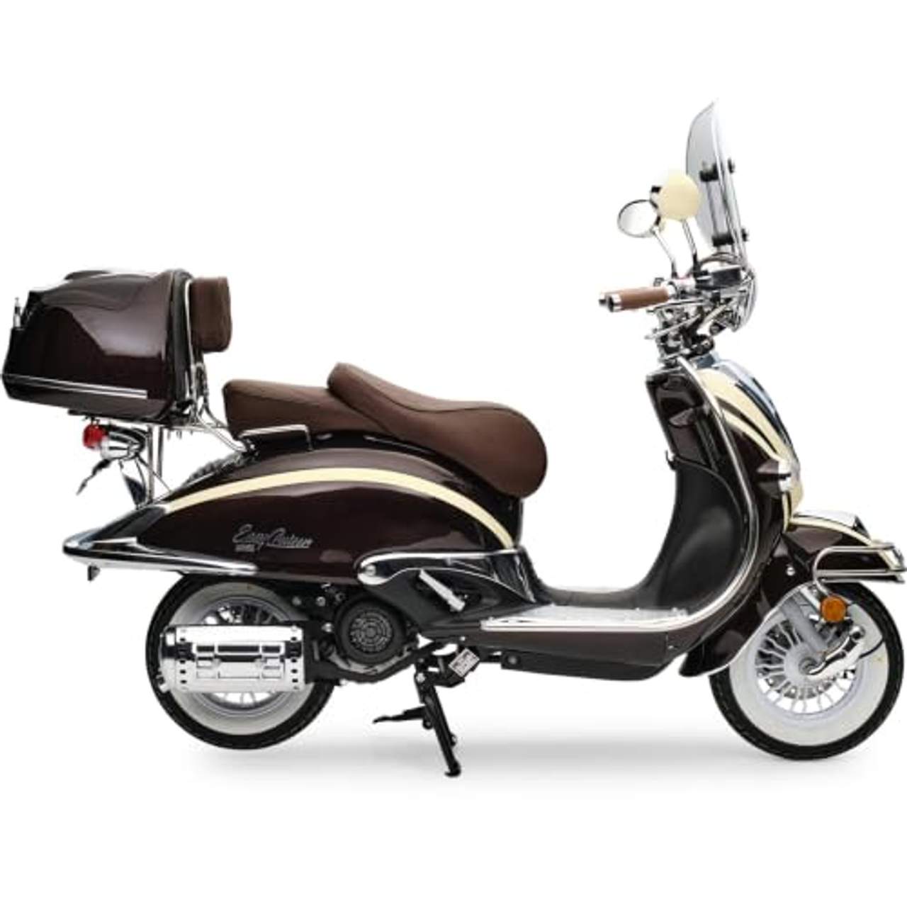 Motorroller Retro EasyCruiser Artemis Braun Beige Roller