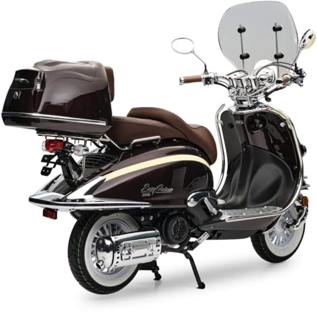 Motorroller Retro EasyCruiser Artemis Braun Beige Roller