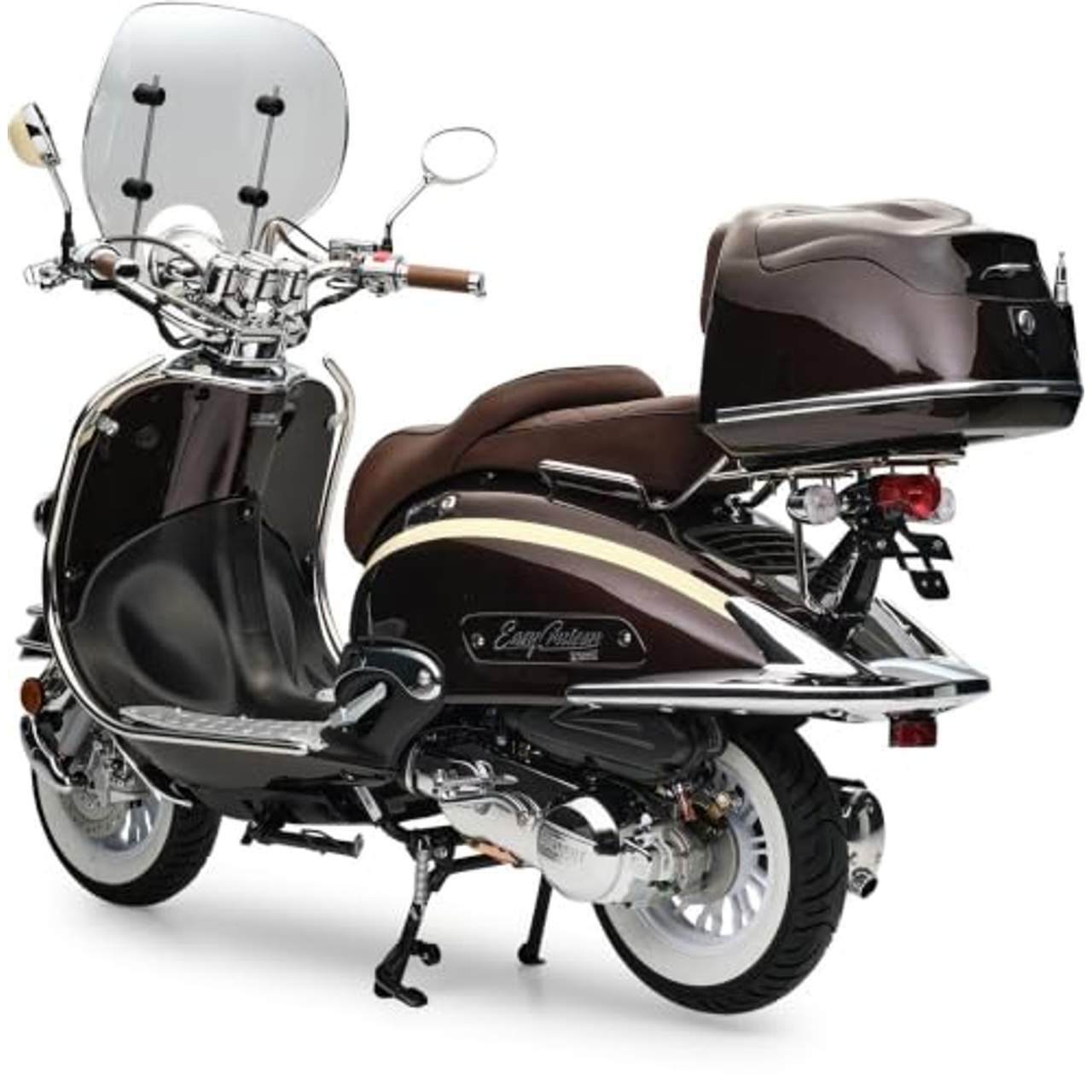 Motorroller Retro EasyCruiser Artemis Braun Beige Roller