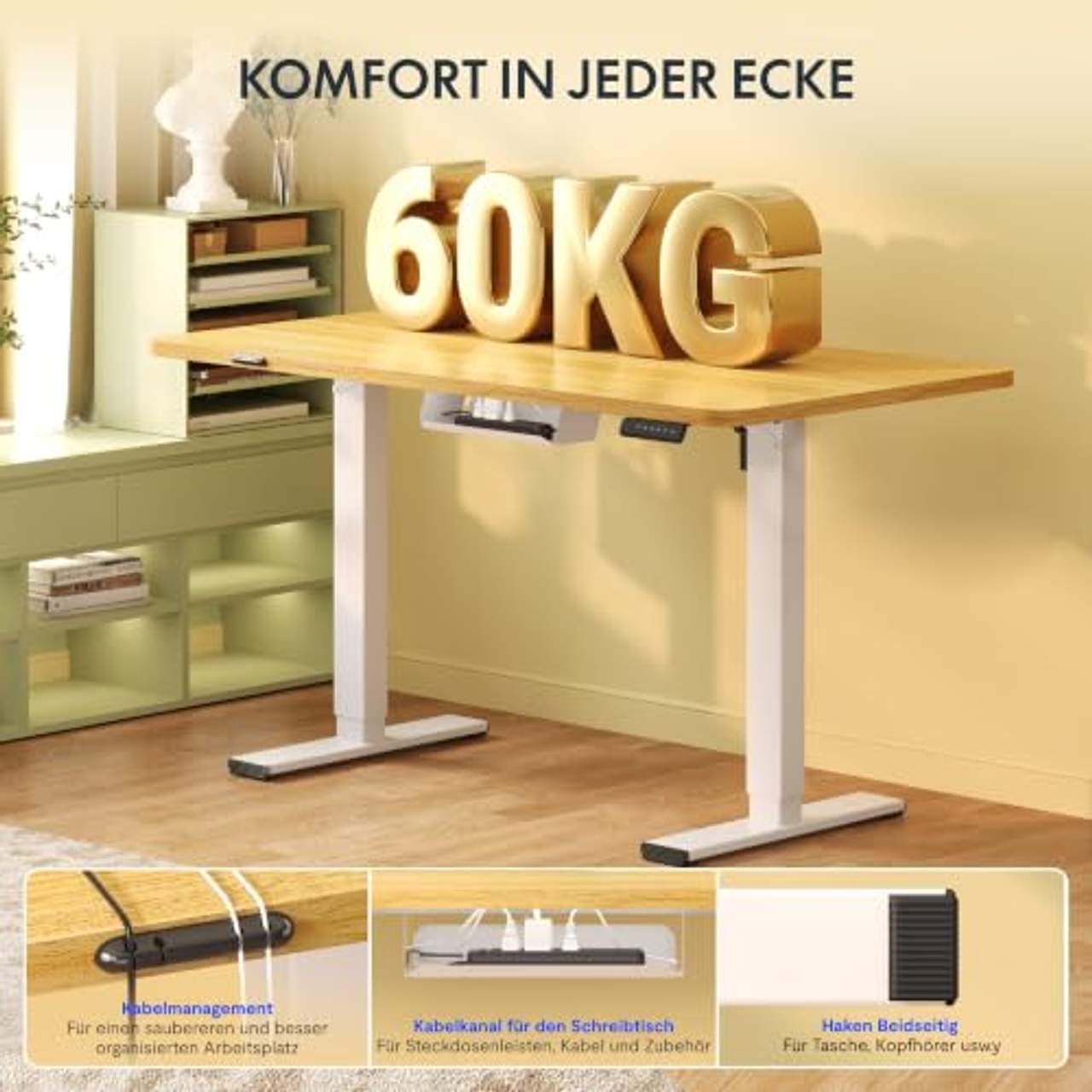 FLEXISPOT Basic Höhenverstellbarer Schreibtisch