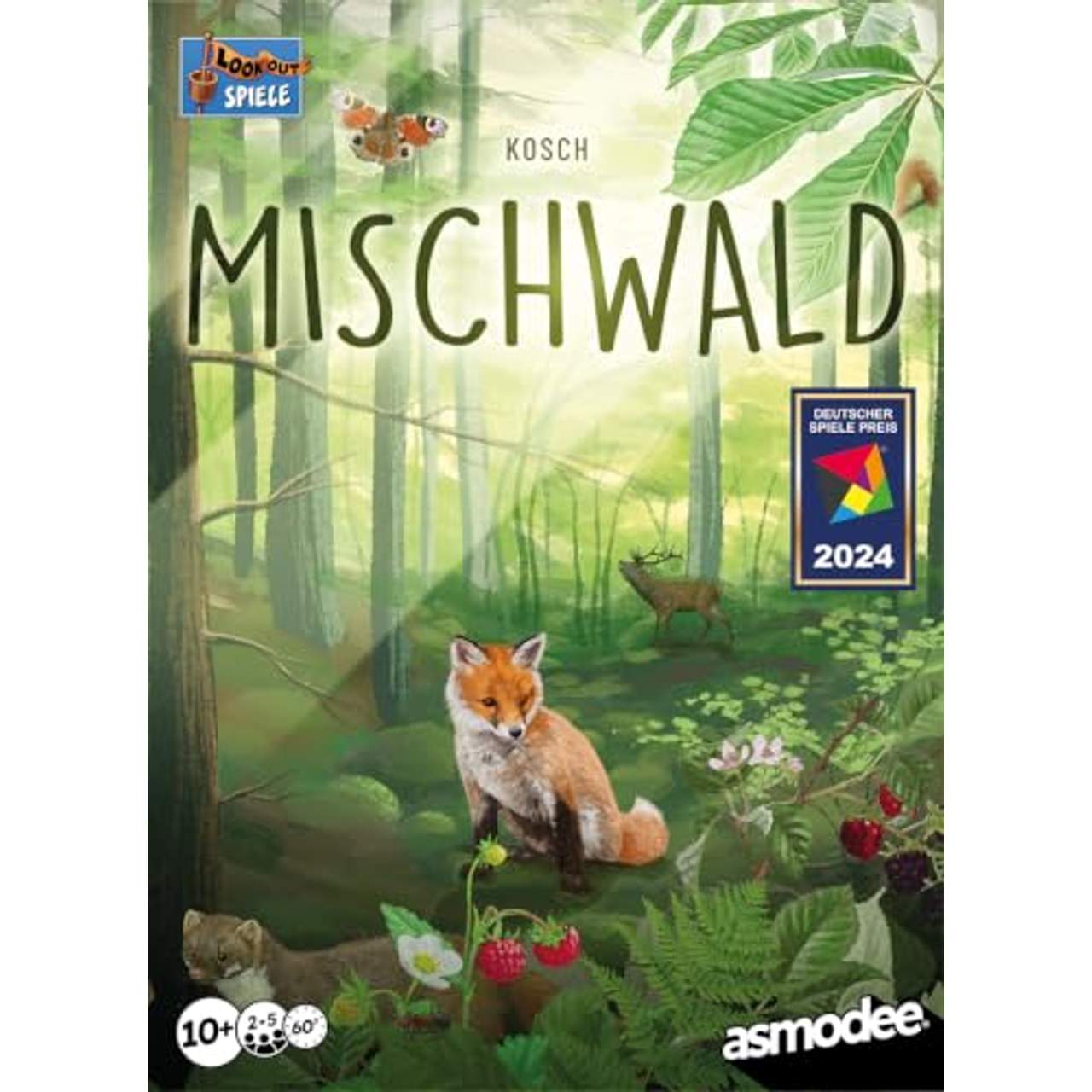 Lookout Mischwald Familienspiel Kartenspiel