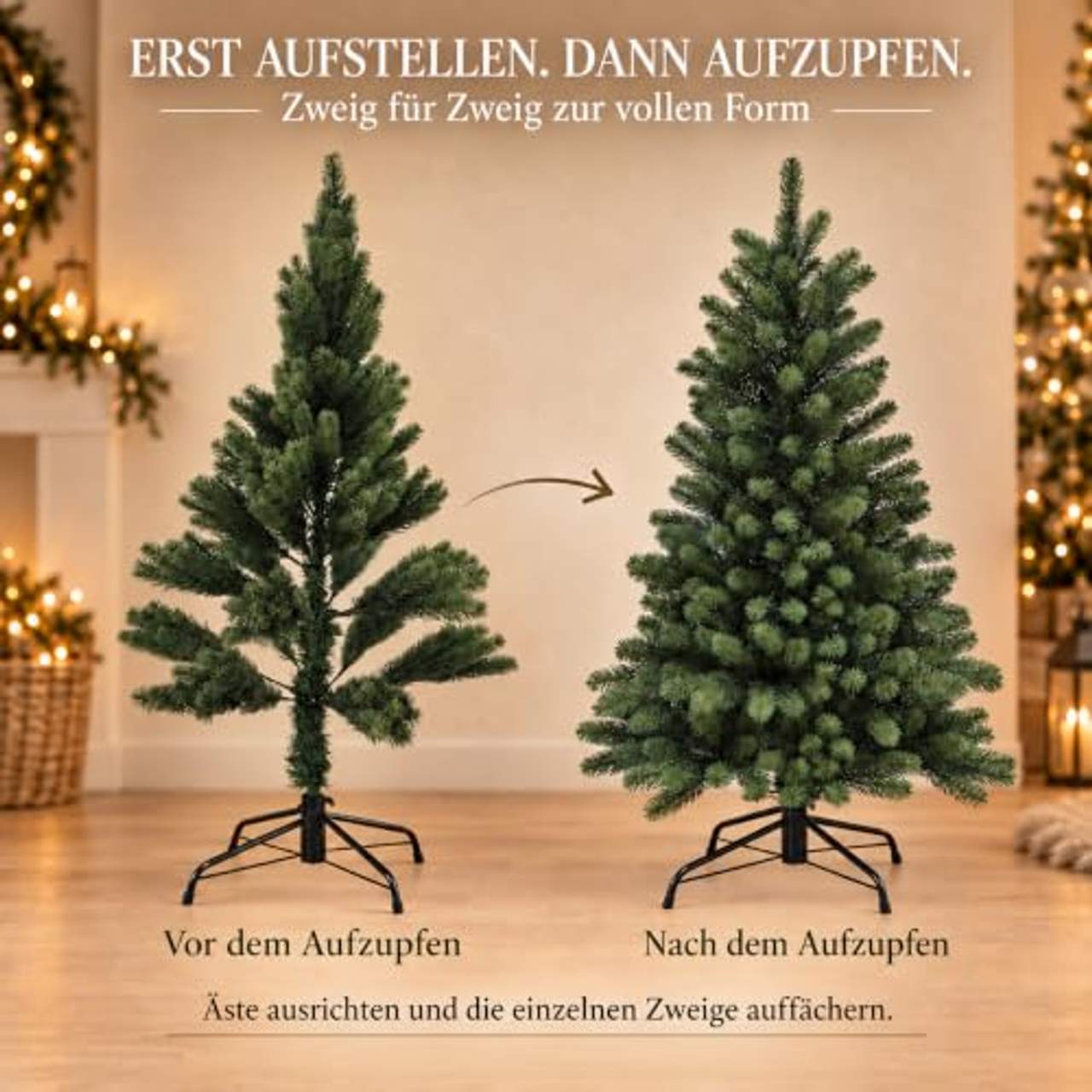 Xenotec Voll PE Weihnachtsbaum künstlich