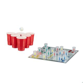 Relaxdays 3 teiliges Trinkspiel Set XXL