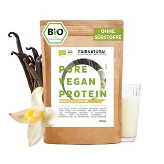 Protein-Pulver Vegan BIO Vanille ohne Soja