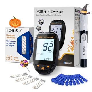 FORA 6 in 1 Blutzuckermessgerät Bluetooth