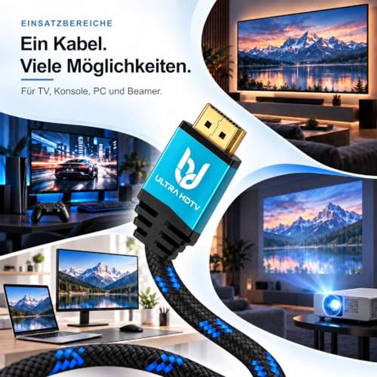 Ultra HDTV 4K HDMI Kabel 5m