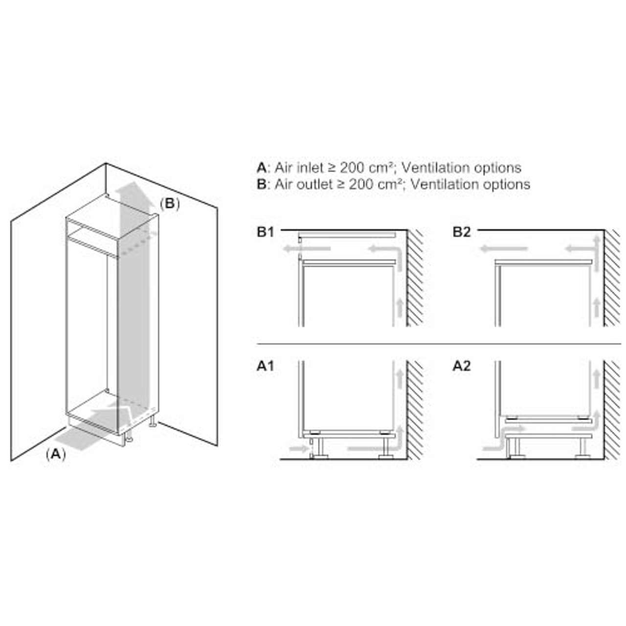Bosch KIR41VFE0 Serie 4 Einbau-Kühlschrank