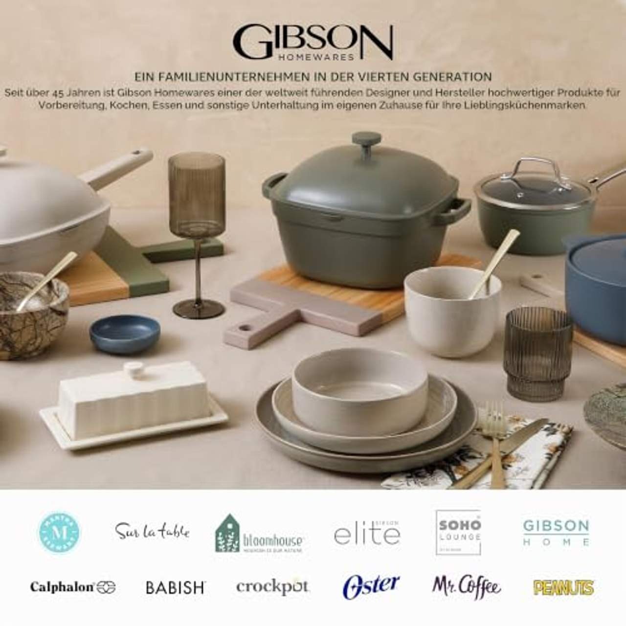 Gibson Home Rockaway 12 Piece Dinnerware