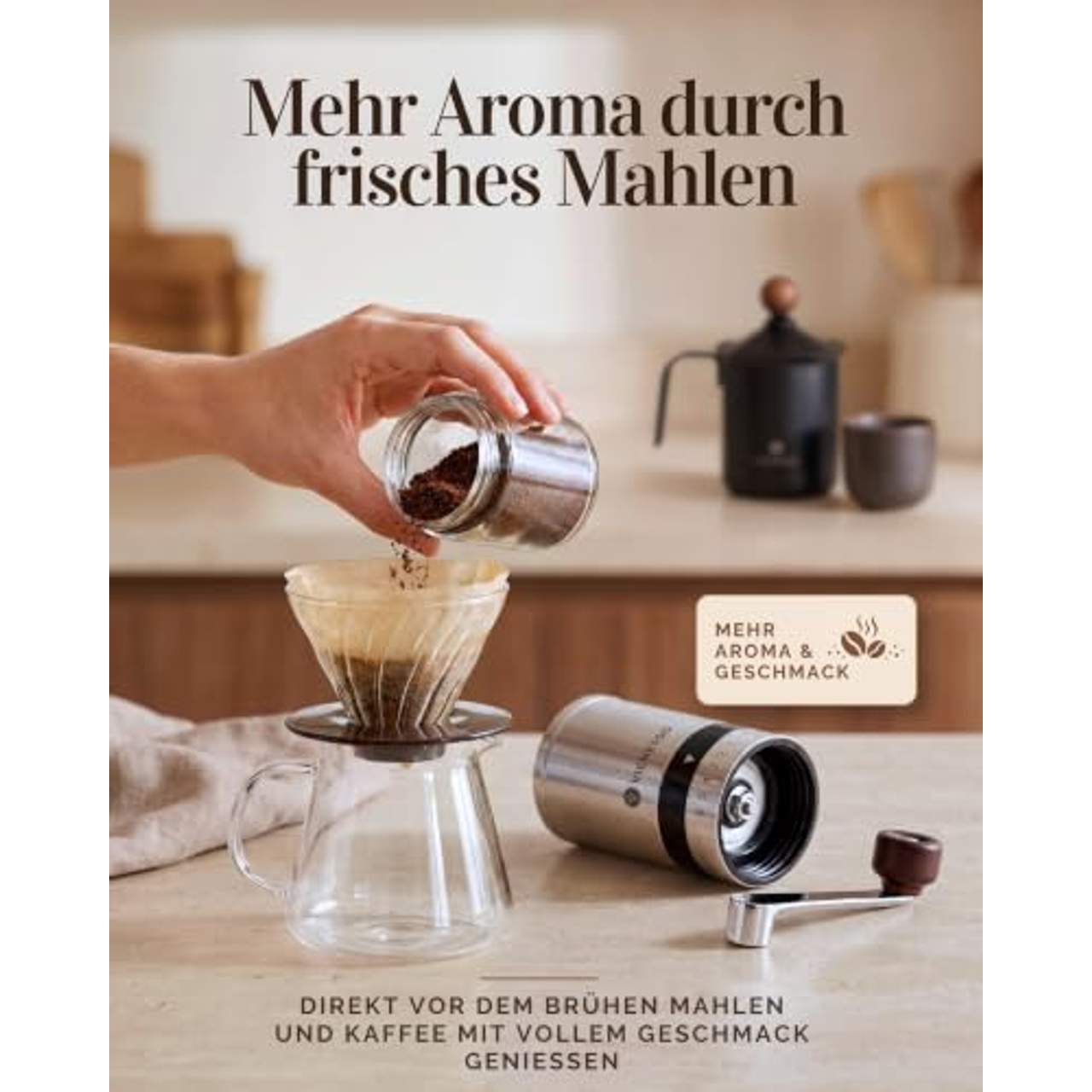 VIENESSO Kaffeemühle Manuell Hand