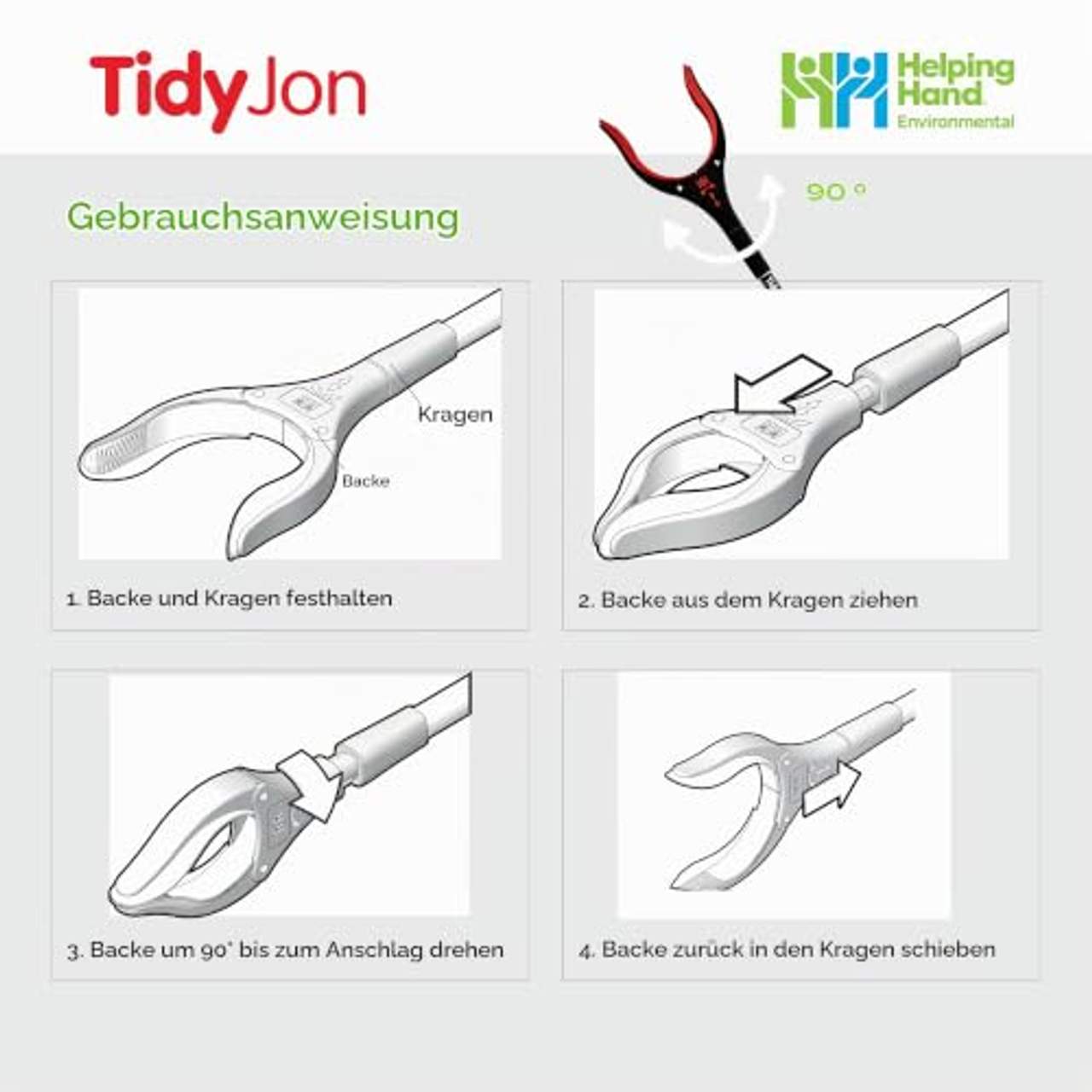 The Helping Hand Company Tidy Jon Pro