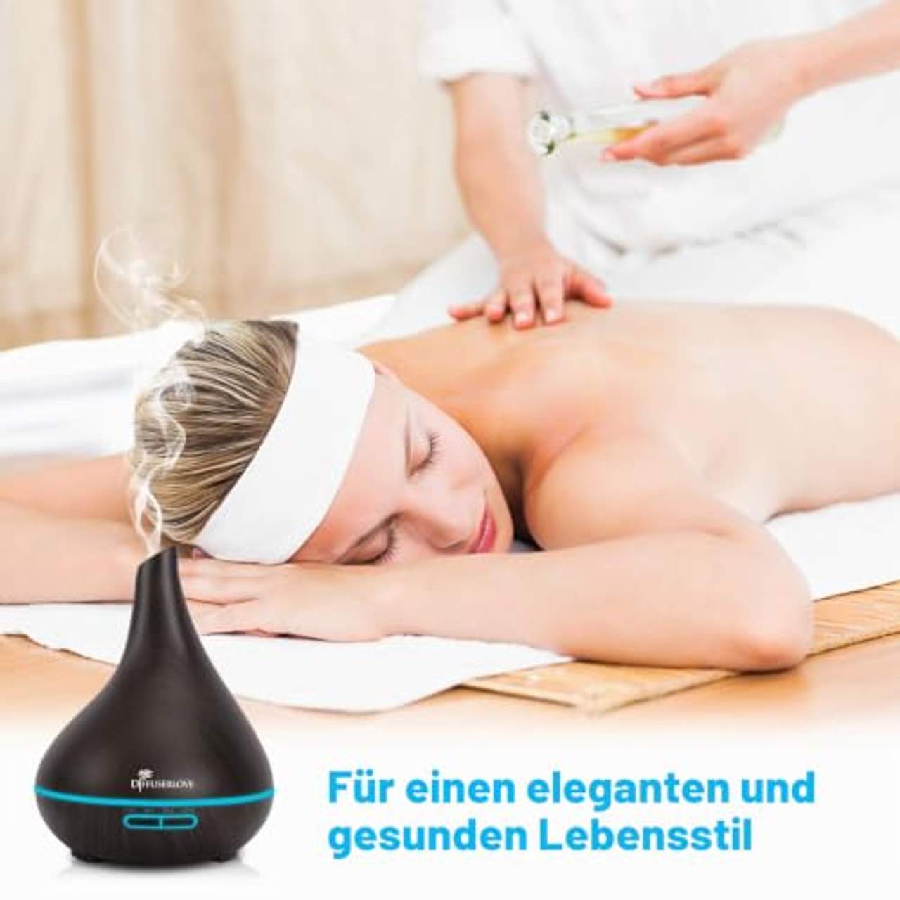 Diffuserlove 500ML diffuser Aroma diffuser Ultraschall Luftbefeuchter