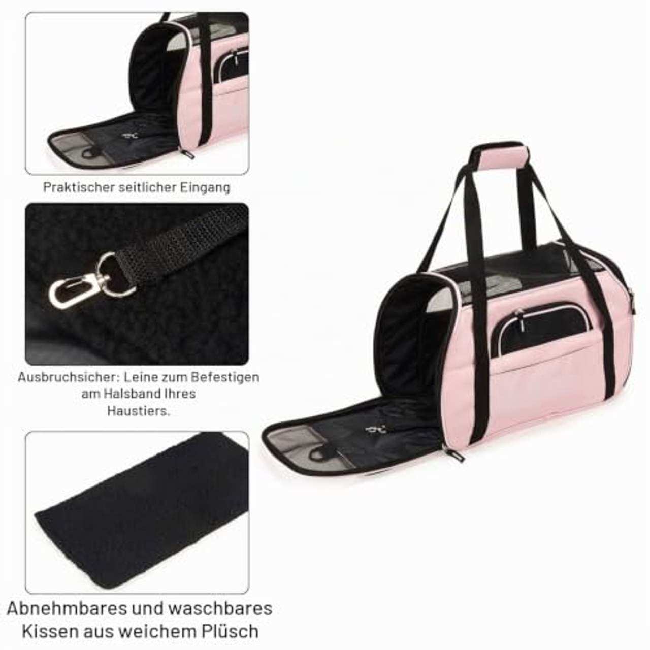 Kaka mall Transporttasche für Katzen Hunde Comfort Fluggesellschaft Zugelassen Travel