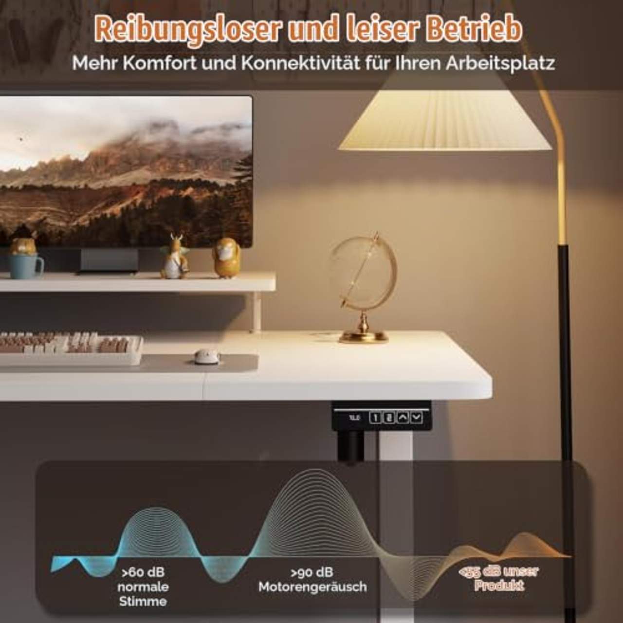 TRIUMPHKEY Höhenverstellbarer Schreibtisch