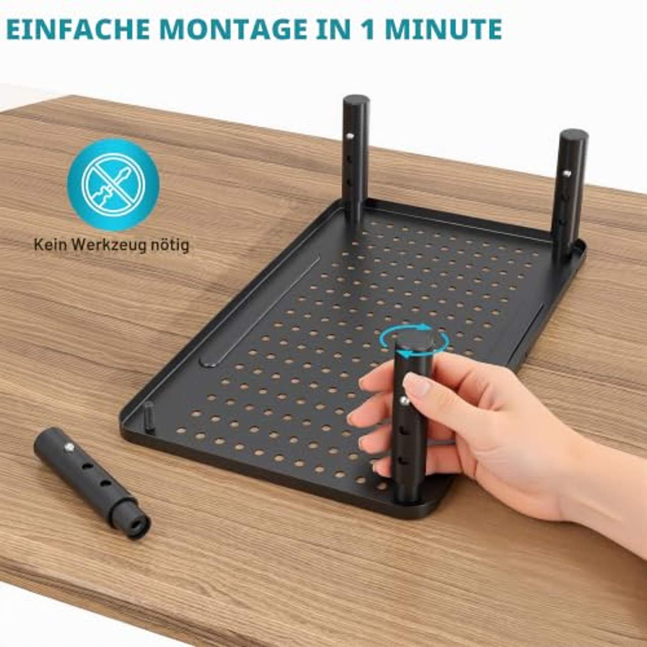 BONTEC Monitorständer Höhenverstellbarer Bildschirmständer