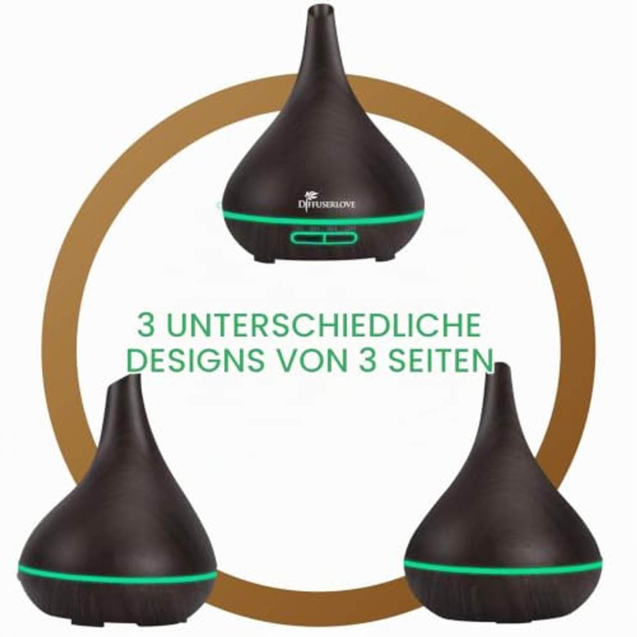 Diffuserlove 500ML diffuser Aroma diffuser Ultraschall Luftbefeuchter