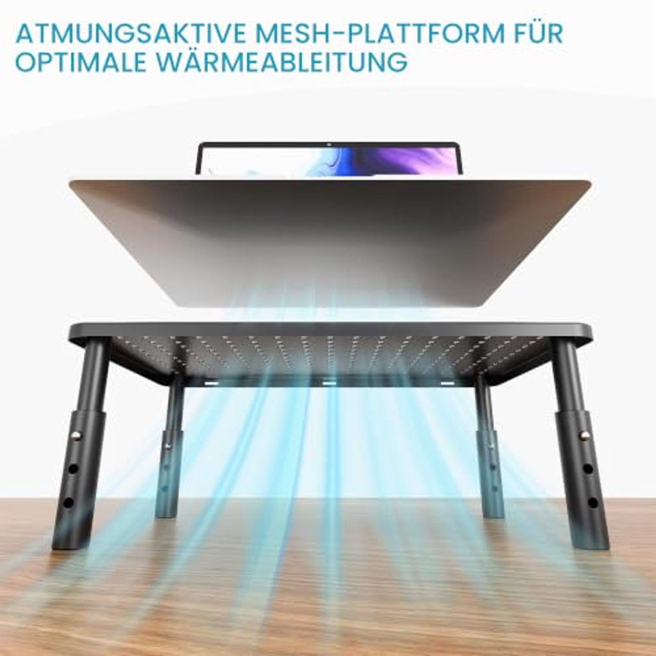 BONTEC Monitorständer Höhenverstellbarer Bildschirmständer