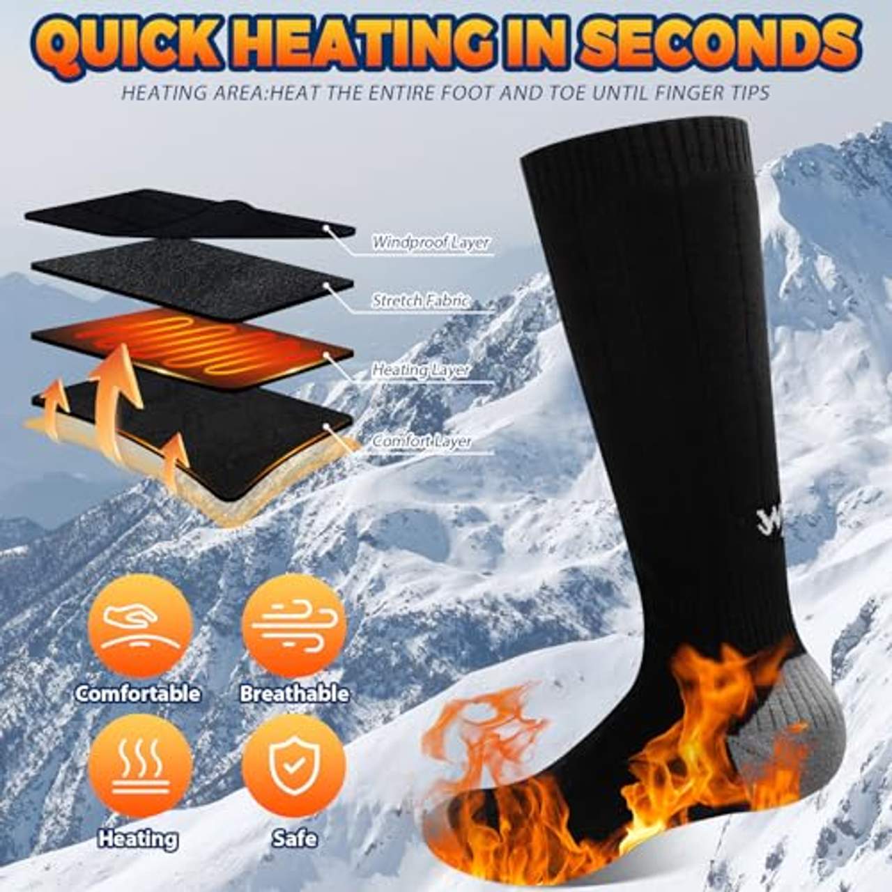 Wndy's Dream Beheizte Socken