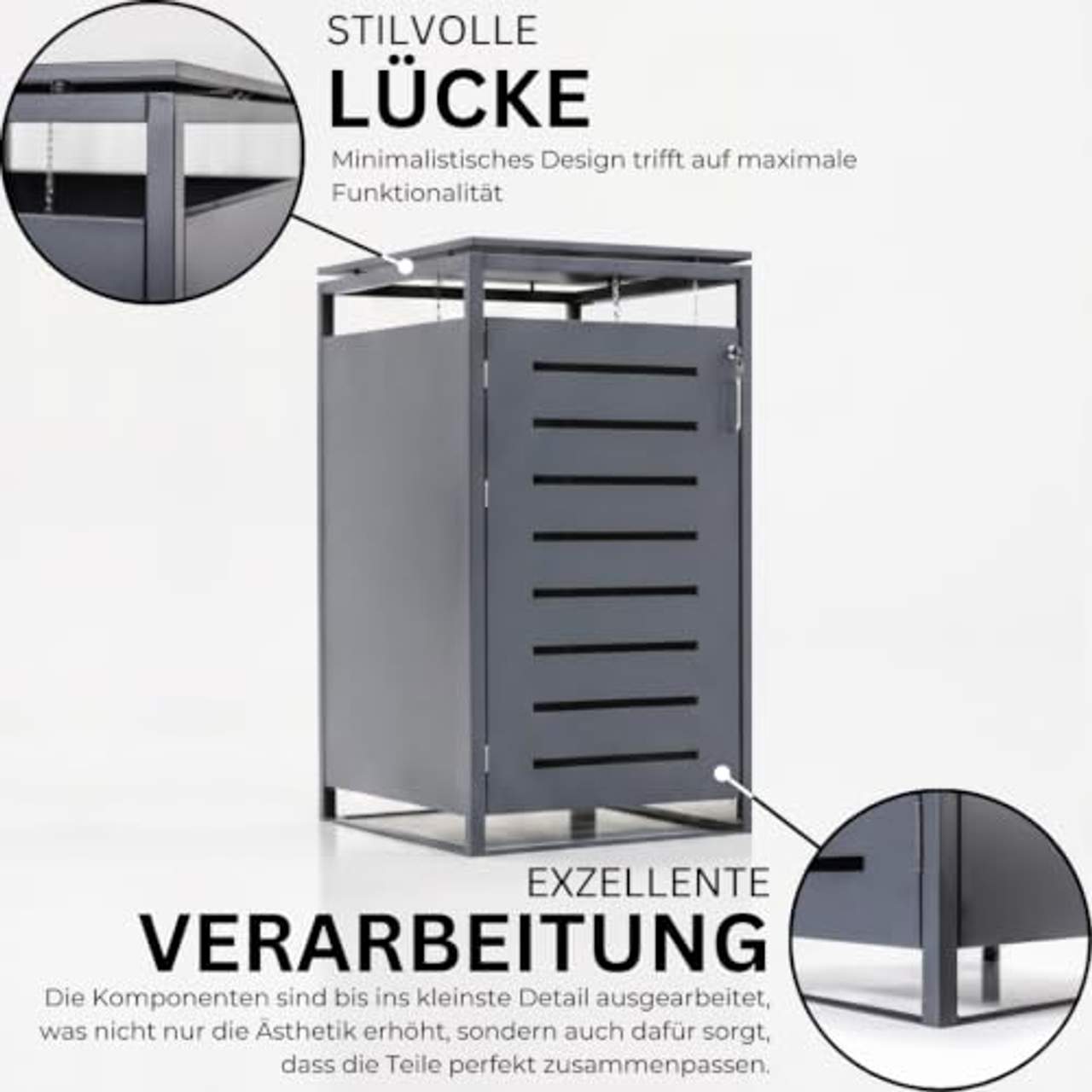 Mega Mülltonnenbox 3er Set