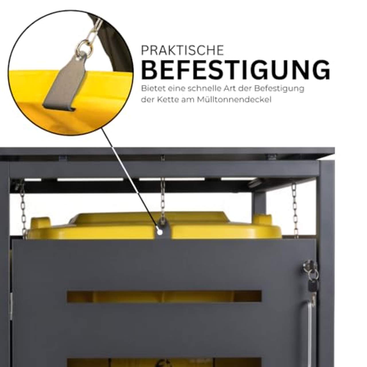 Mega Mülltonnenbox 3er Set