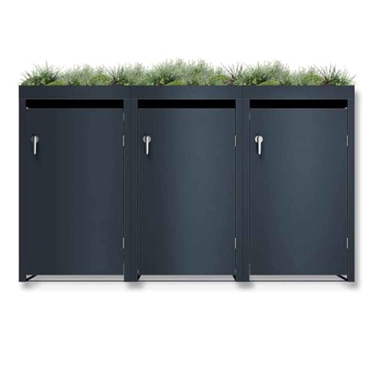 Metzler Mülltonnenbox in Anthrazit
