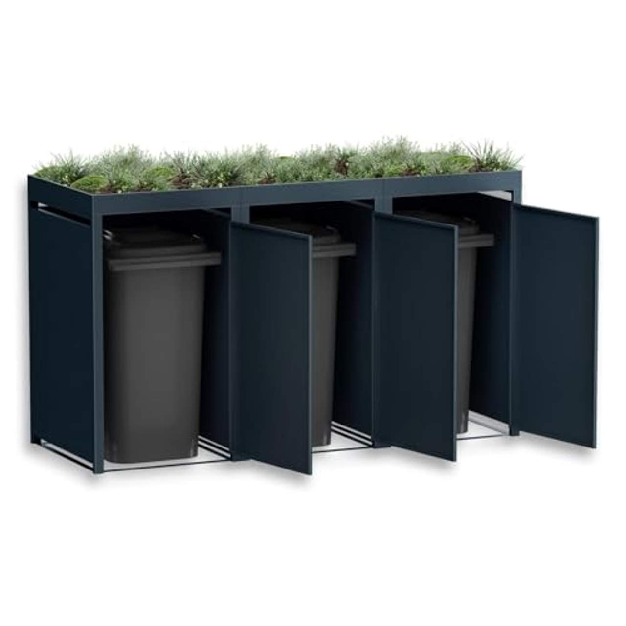 Metzler Mülltonnenbox in Anthrazit