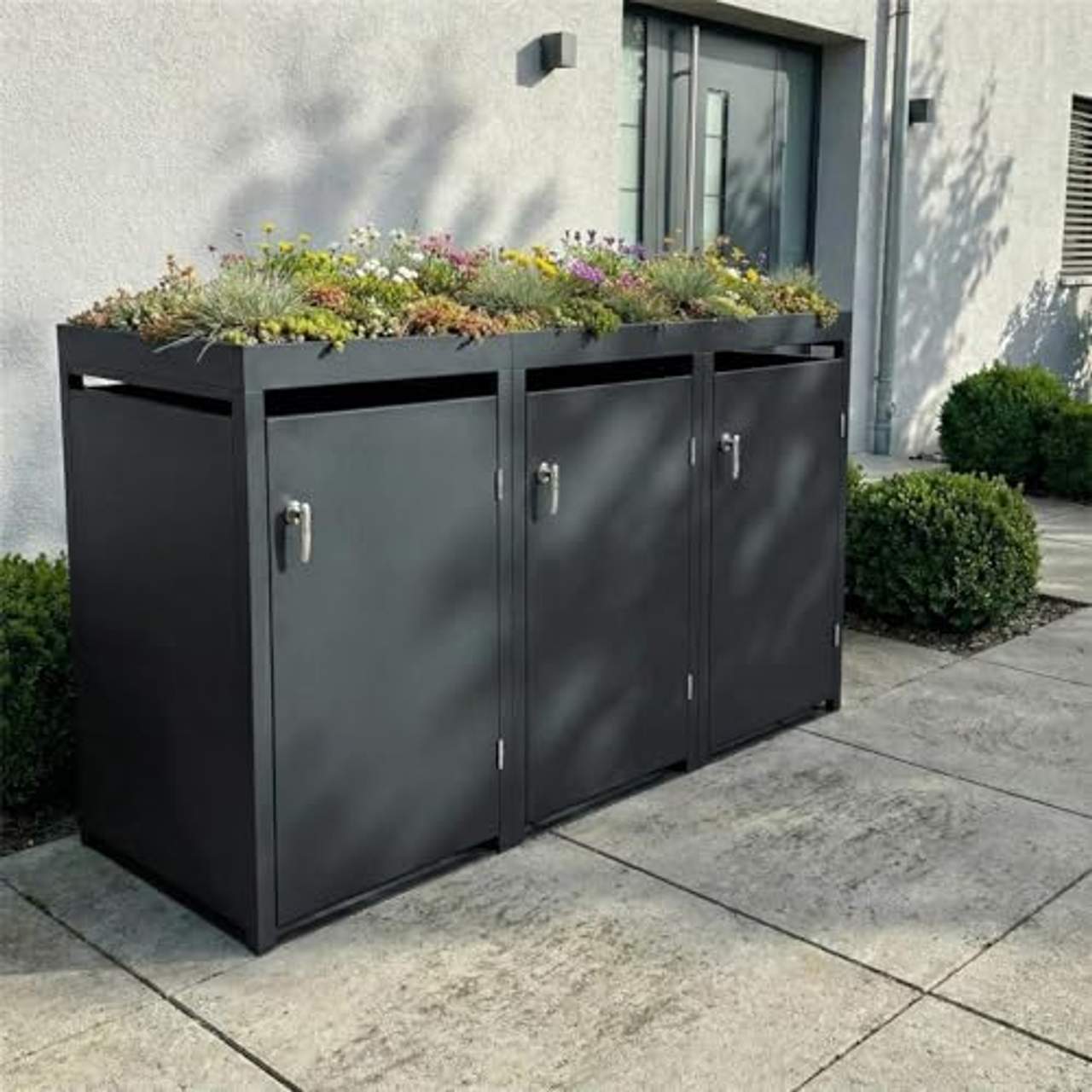 Metzler Mülltonnenbox in Anthrazit