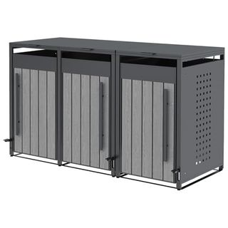 OMERAI Mülltonnenbox 3er 240L