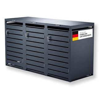 Metzler Mülltonnenbox in Anthrazit