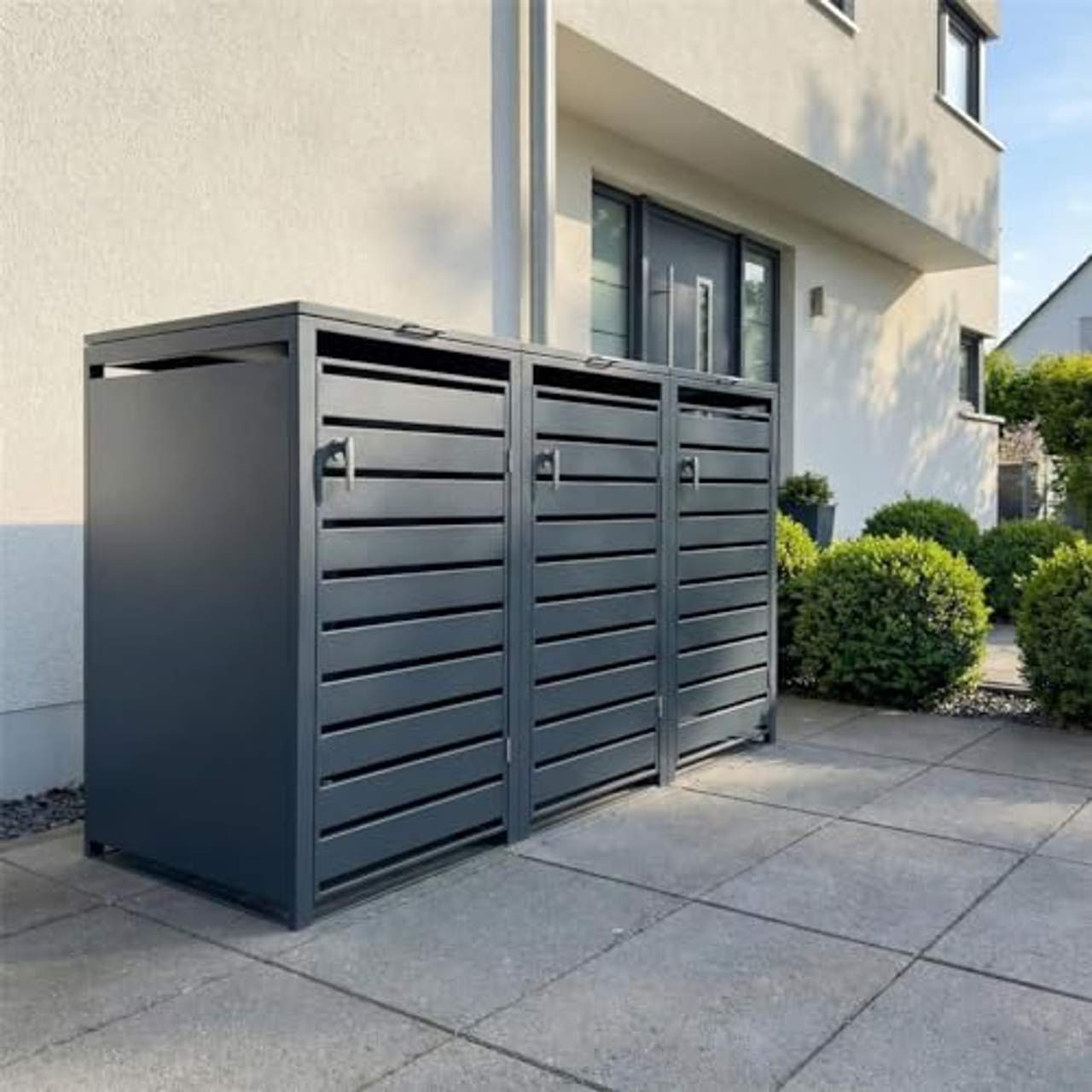 Metzler Mülltonnenbox in Anthrazit