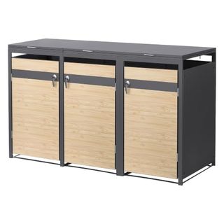ML-Design Mülltonnenbox 3er 240L