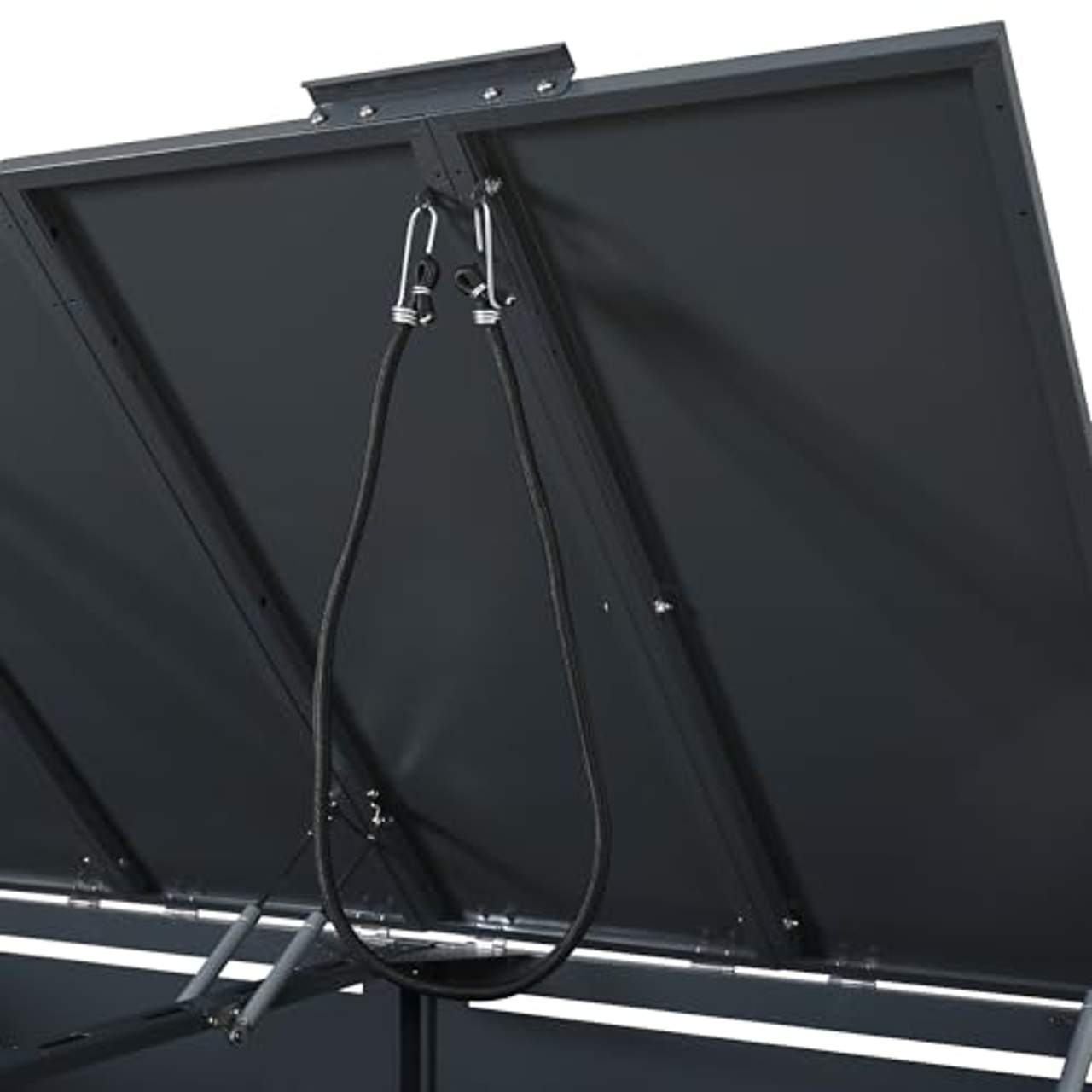 RAPRAP Mülltonnenbox 2er mit Hydraulischem Klappdeckel & Belüftung