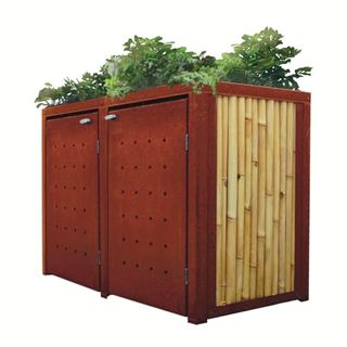 TerraGala Mülltonnenbox für 2 Tonnen à 240 Liter