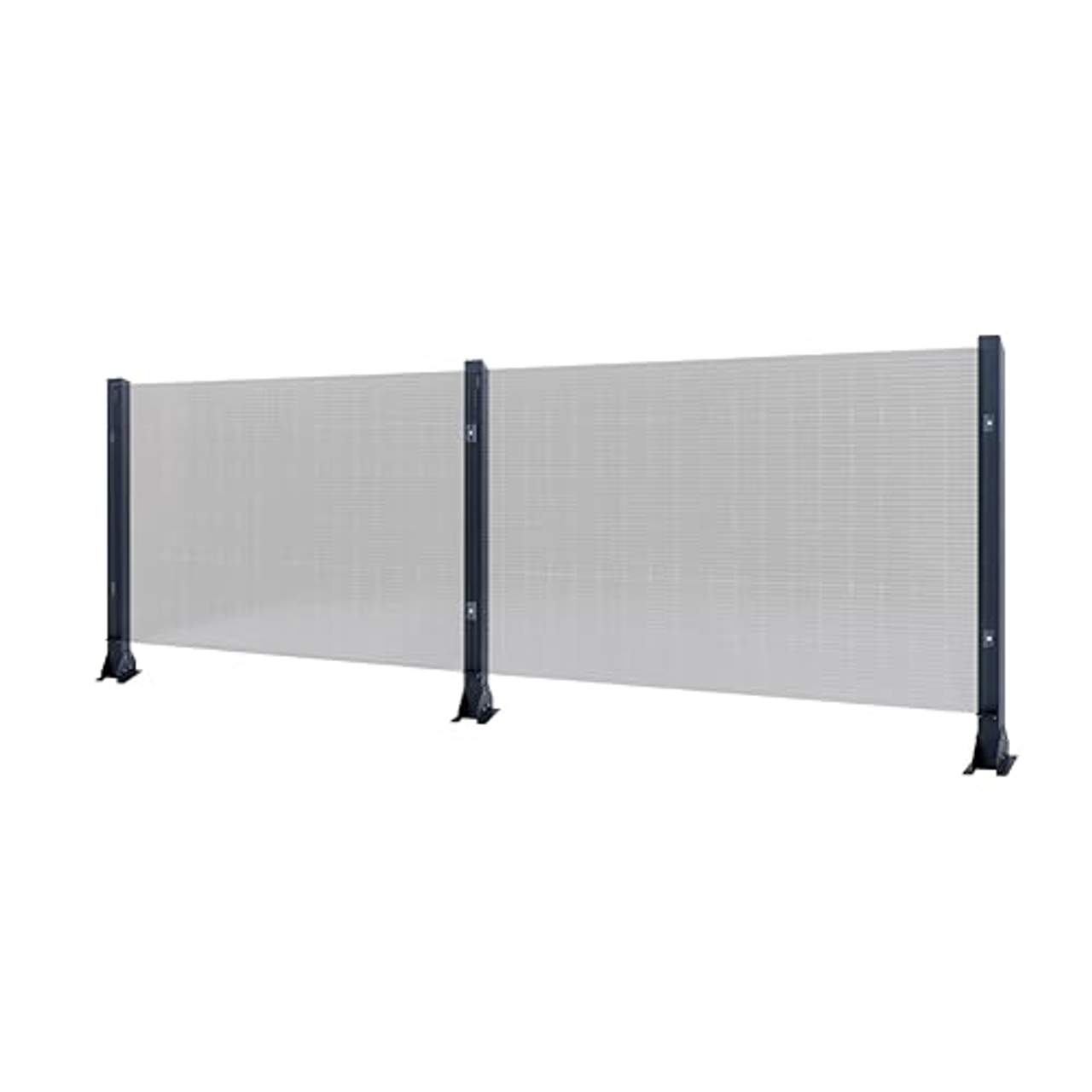 Balkonkraftwerk Halterung als Solarzaun System für 2 Module