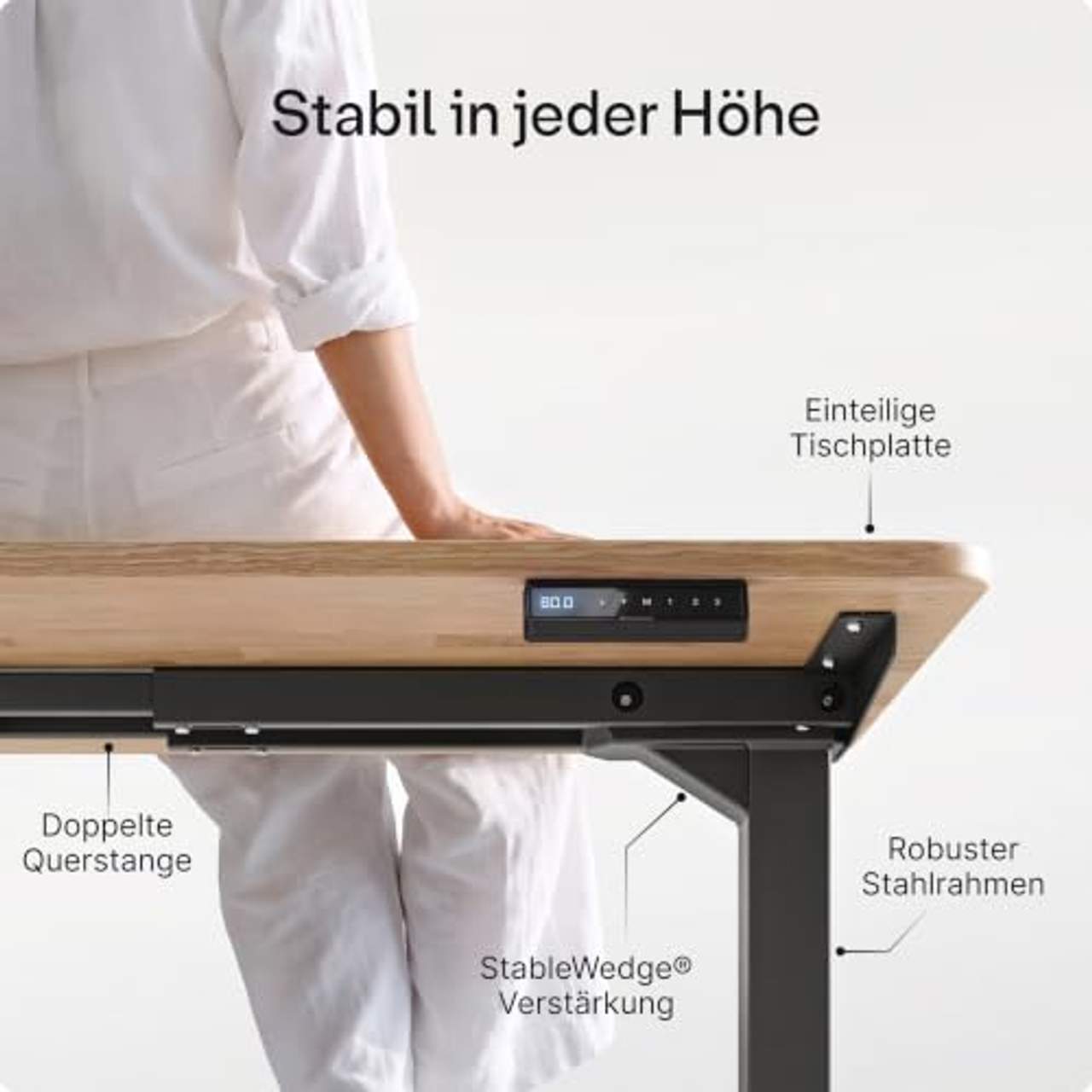 Desktronic Höhenverstellbarer Schreibtisch