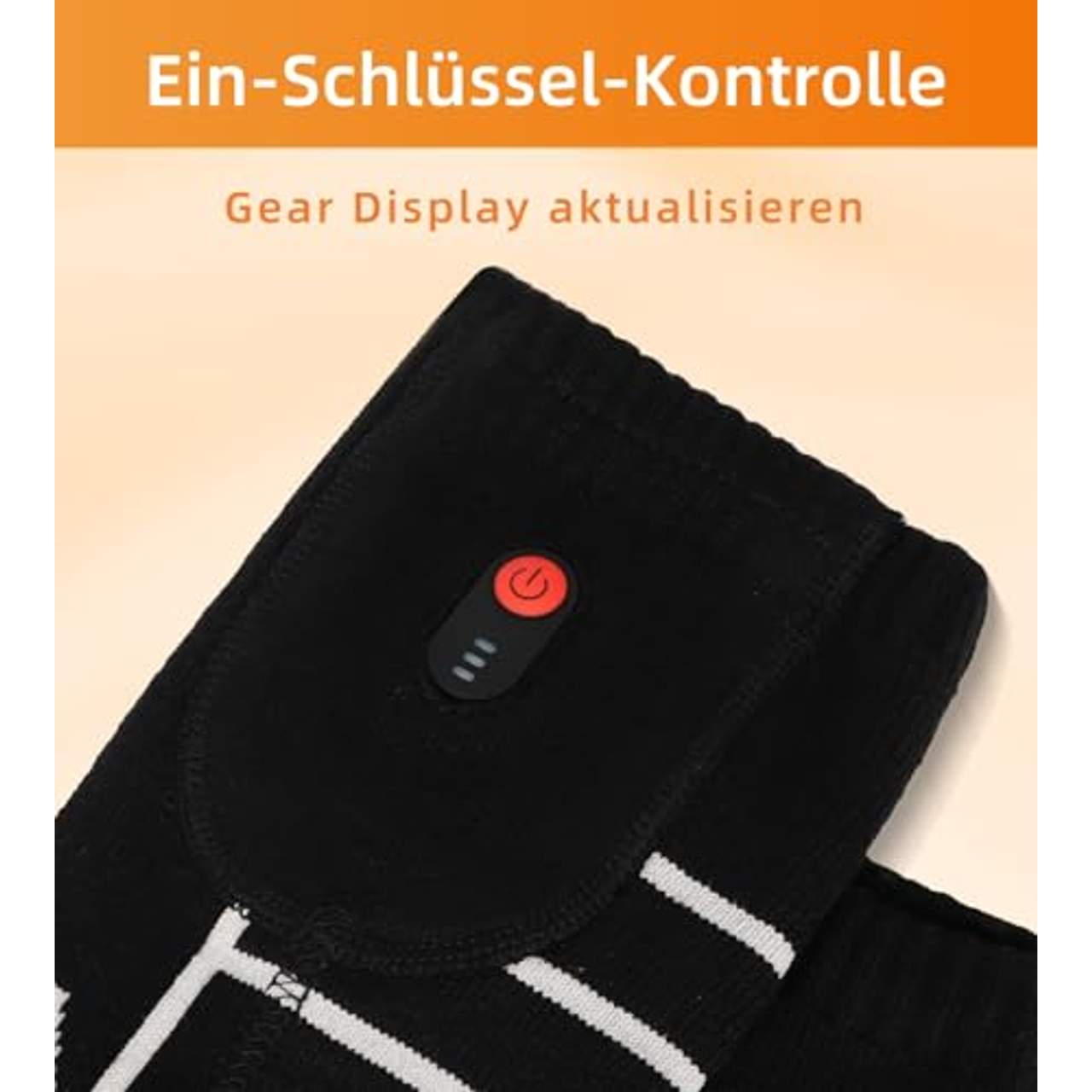 Merinowolle beheizte Socken