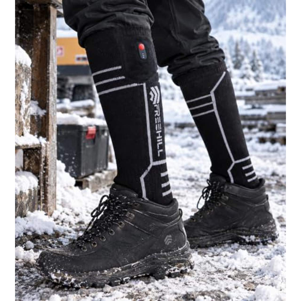 Merinowolle beheizte Socken