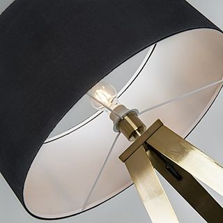 Qazqa Modern Stehleuchte Stehlampe/Standleuchte/Lampe/Leuchte Tripe