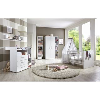 Babyzimmer komplett Set in Weiß