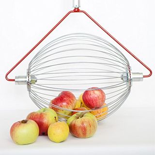 Feucht Obsttechnik Apfel-Sammler mit Holzstab "Roll-Blitz"
