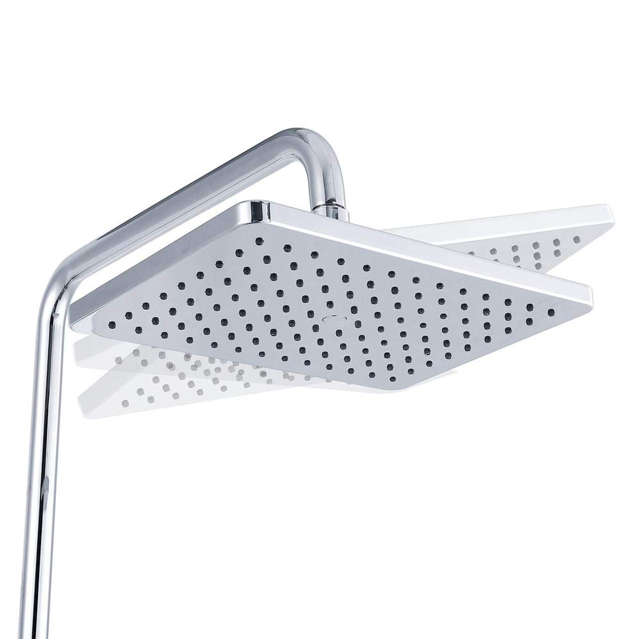 Umi Essentials Duschsystem mit Thermostat Regendusche Duschset Duscharmatur Dusche